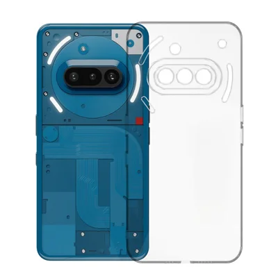 KALEBOL For Nothing Phone (3a) Clear Case 1.5mm Thickened TPU Shockproof Phone Cover