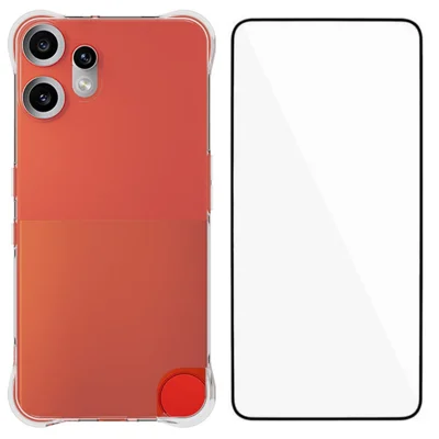 WANLONFENG For Nothing CMF Phone 2 Pro Case  WL Series 2.0mm TPU Phone Cover with Tempered Glass Film - Transparent
