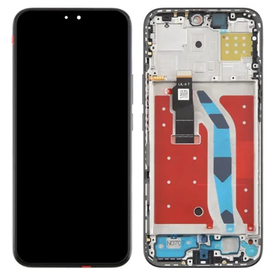 For Honor X60i 5G OEM Grade S AMOLED Screen and Digitizer Assembly + Frame (Without Logo) - Black