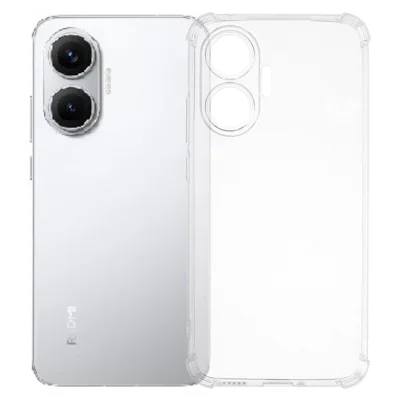 For Xiaomi Poco F7 5G  /  Redmi Turbo 4 Pro 5G Phone Case Reinforced Four Corner Anti-Drop Clear TPU Cover