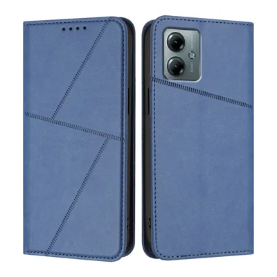 For Motorola Moto G Power (2025) / Motorola Moto G Play (2025) 5G Wallet Case Magnetic Closure Leather Flip Phone Cover with Stand - Royal Blue