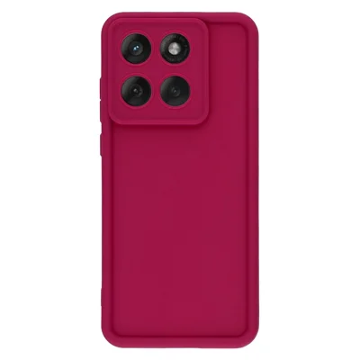 För Motorola Edge 60 Fusion 5G Skal Med Rillat Design TPU Anti-slip Telefonhölle - Röd