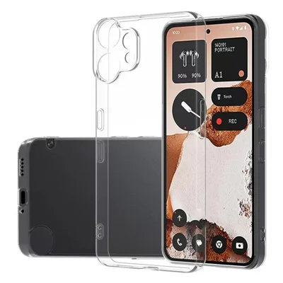 For Nothing CMF Phone 2 Pro Back Cover Ultra Thin Flexible TPU Clear Phone Case