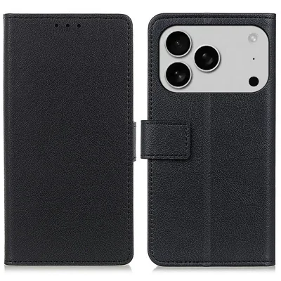 For iPhone 18 Pro / 17 Pro Case PU Leather Stand Wallet Phone Cover