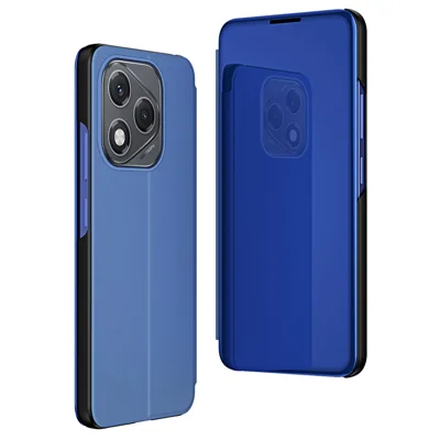 For Honor 400 Lite 5G Flip Leather Cover with Stand Full Body Protective Phone Case - Sky Blue