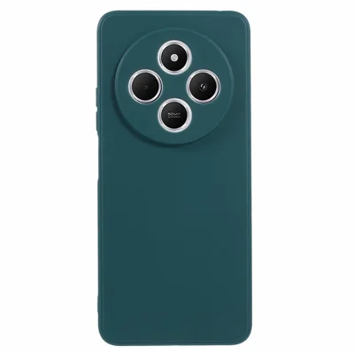 Bulk Purchasing For Xiaomi Redmi 14C 4G Case Straight Edge Soft TPU Matte Phone Back Cover - Dark Green