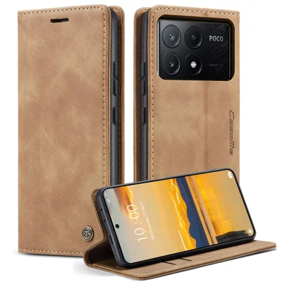 LIUZIHAN Coque Pour Xiaomi Poco X6 Pro 5G, Support Métallique Rotatif à