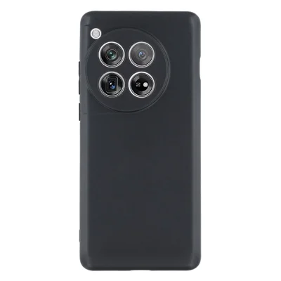 25Pcs For OnePlus 12 5G Case 1.2mm TPU Matte Phone Cover - Black