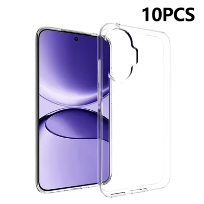 10Pcs  /  Pack Clear Case for Xiaomi Redmi Turbo 4 Pro 5G  /  Poco F7 5G Watermark Free TPU Protective Phone Cover