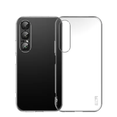 Przezroczysta obudowa na Sony Xperia 1 VII, tylna pokrywa MOFI, ultra cienka obudowa TPU – przezroczysta