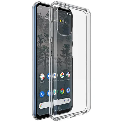 IMAK UX-5 Série pour Nokia G60 5G Coque de téléphone portable en TPU transparent souple Anti-rayures Anti-chute - Transparent