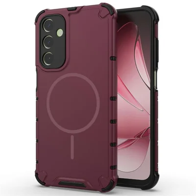 For Samsung Galaxy A25 5G (Global) (161.0mm) Magnetic Case Heat Dissipation Shockproof TPU + PC Phone Back Cover - Purple