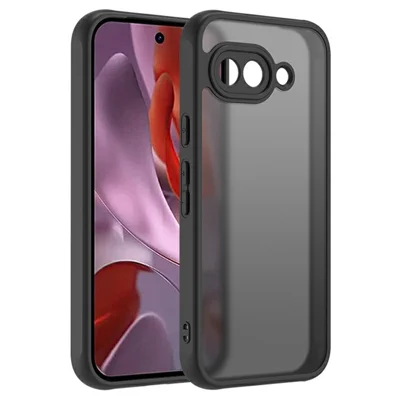 For Google Pixel 9a Case Skin Touch Matte PC + TPU Shockproof Phone Back Cover