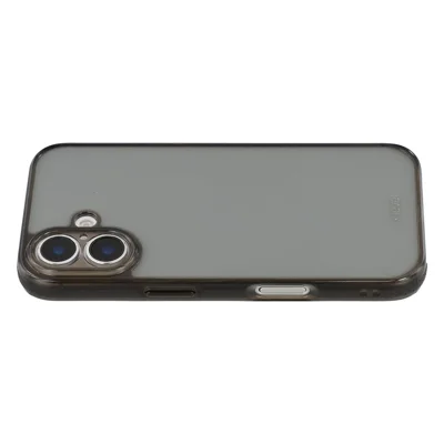 X-LEVEL For iPhone 16 Plus Case PC + TPU Translucent Phone Back Cover - Transparent Black