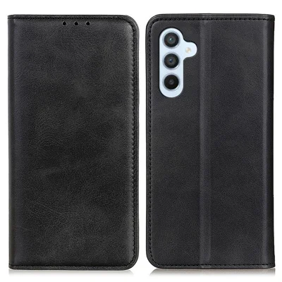 For Samsung Galaxy A18 5G / A18 4G / A17 5G / A17 4G / A26 5G Case Split Leather Flip Wallet Phone Cover - Black