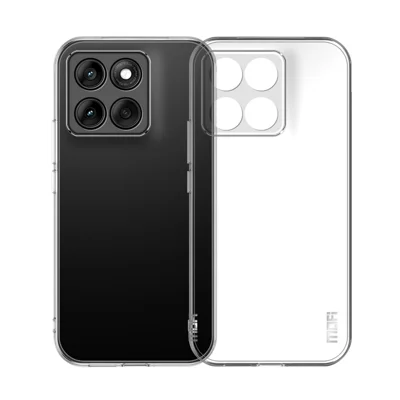 Voor Motorola Edge 60 Fusion 5G Transparante Hoesje MOFI Ultra-Dun TPU Telefoon Achterkant - Transparant