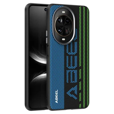 ABEEL لجهاز Huawei nova 14 Pro 5G غطاء هاتف متوافق مع MagSafe مصنوع من البولي كربونات والبولي يوريثان المرن وسبائك الألومنيوم والجلد المطبوع - متميز رقم 1