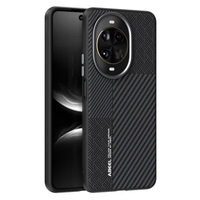ABEEL لجهاز Huawei nova 14 Pro 5G غطاء مغناطيسي من مادة البولي كربونات + TPU + سبائك الألومنيوم + جلد PU - ملمس 3