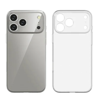 KALEBOL KLB-TPU009 For iPhone 17 Pro Max Clear Case 1.5mm Thickened TPU Shockproof Phone Cover