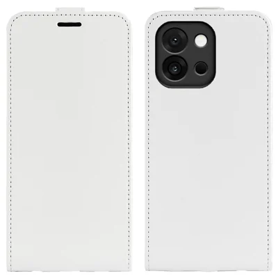 For OnePlus 13T 5G Case with Card Slots Vertical Flip Leather Phone Cover - White