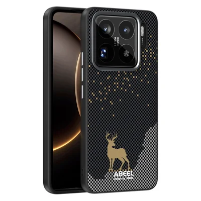 ABEEL Etui na Xiaomi 15S Pro zgodne z MagSafe, ultracienkie pokrycie tylnie z PC i TPU - Jeleń