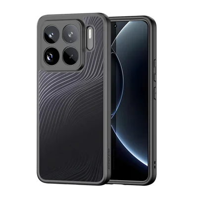 Obudowa do Xiaomi 15S Pro, seria DUX DUCIS Aimo, matowa obudowa antypoślizgowa z tworzywa TPU+PC (certyfikat REACH) - Czarny
