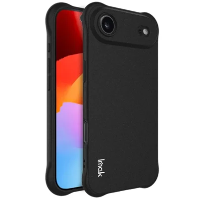 IMAK For iPhone Air Case TPU Phone Cover Airbag Shockproof Protection - Matte Black