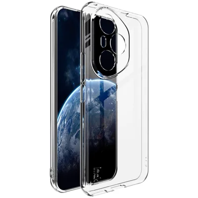 IMAK UX-5-serie til Honor 400 Pro 5G (Global) Skokbestandig TPU Clear tynd bagsidebeskyttelse
