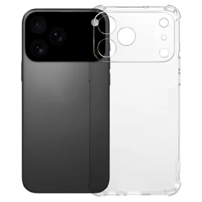KALEBOL For iPhone 17 Pro Case 1.5mm TPU Transparent Anti-Drop Phone Cover