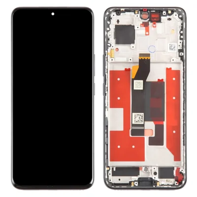 For Honor 90 REA-AN00, REA-NX9 OEM Grade S AMOLED Screen and Digitizer Assembly + Frame (Without Logo) - Black