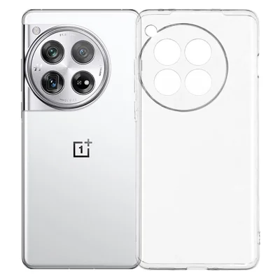 UNITHIN For OnePlus 12 5G Case Ultra Thin 0.7mm Clear TPU Anti Drop Phone Cover Precise Cutouts