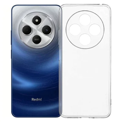 UNITHIN voor Xiaomi Redmi 14C 4G hoesje Ultra Dun 0,7 mm Transparant TPU Anti-val Telefoonhoesje Precieze Uitsparingen