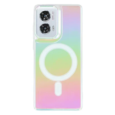 Slim Case for Motorola Edge 50 Fusion 5G / Moto G85 5G Acrylic + TPU Gradient Phone Cover Magnetic Case