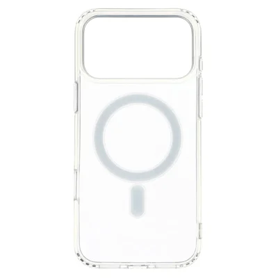 For iPhone 17 Pro Max Case Kompatibel med MagSafe TPU + Akryl Gennemsigtig Telefonbeskyttelse