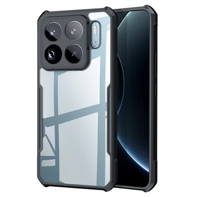 XUNDD etui na Xiaomi 15S Pro, odporno na upadki, przezroczysta obudowa tylna z akrylu + miękkiej TPU