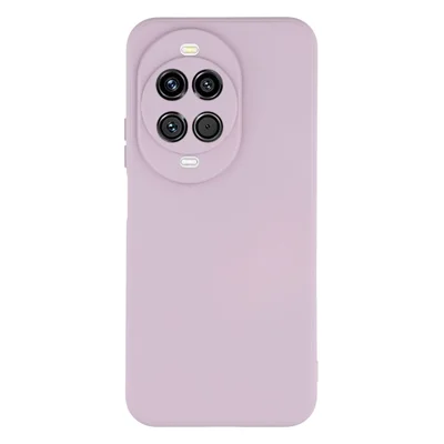 For Huawei nova 14 5G Case TPU Back Soft Anti-Scratch Fiber Lining Phone Cover - Purple