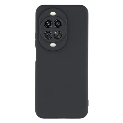 For Huawei nova 14 Ultra 5G Case TPU Back Soft Anti-Scratch Fiber Lining Phone Cover - Black