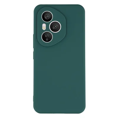 For Honor 400 Pro 5G (Global) Case Precise Cutouts Straight Edge TPU Shockproof Phone Cover - Army Green
