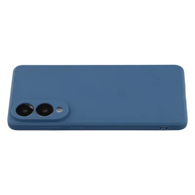 For Samsung Galaxy S25 Edge Case Precise Cutouts Straight Edge TPU Shockproof Phone Cover - Sapphire