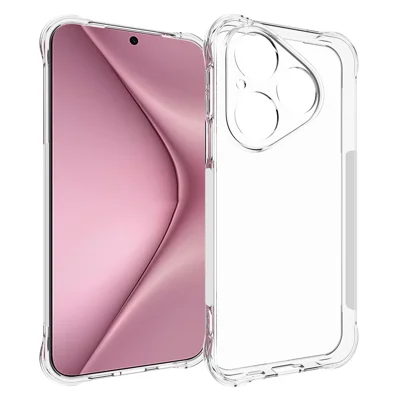 Partiinköp av Huawei Pura 80 skållösande, stötsäkert TPU-tillbehör i klart skynke