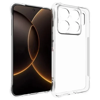 Przezroczysta obudowa TPU dla Xiaomi 15S Pro, seria WANLONFENG TM, pokrywa tylna 2,0 mm - przezroczysta