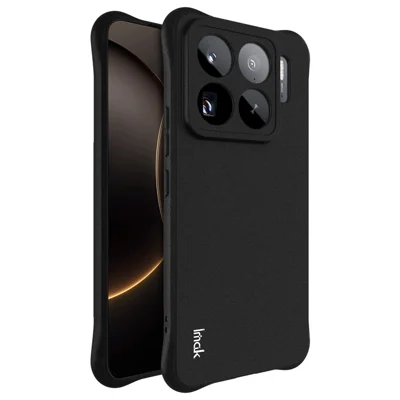IMAK Obudowa na Xiaomi 15S Pro, pokrowiec TPU, ochrona przeciwudarowa z systemem airbag - Matowa Czerni