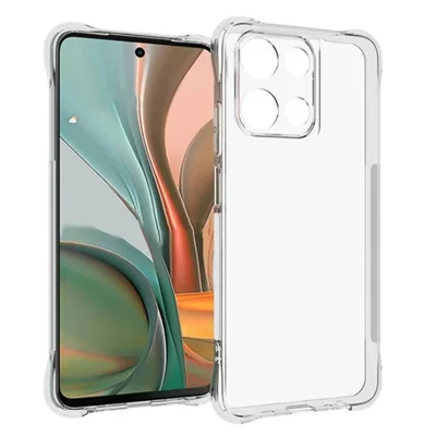 WANLONFENG For Motorola Moto G Play (2025) 4G Clear TPU Case  TM Series 2.0mm Phone Back Cover - Transparent