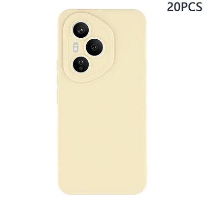 Hurtigkøb 20 stk. til Honor 400 Pro 5G (Global) Etui Præcise Udsparinger 1,3 mm TPU Matt Telefondæksel - Ivorieligt Hvid