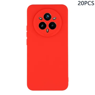 Zakup hurtowy 20 szt. obudowy na Realme 14 Pro 5G, precyzyjne wycięcia, matowa obudowa telefonu TPU 1,3 mm - czerwony