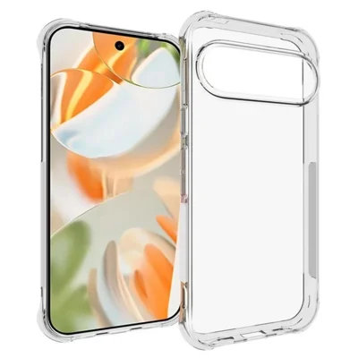 WANLONFENG For Google Pixel 10 Pro Back Cover  TM Series 2.0mm Clear TPU Phone Case (Big Lens Hole) - Transparent