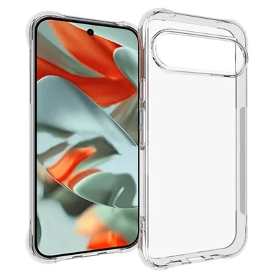 WANLONFENG For Google Pixel 10 Pro XL Back Cover  TM Series 2.0mm Clear TPU Phone Case (Big Lens Hole) - Transparent