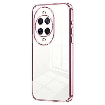 For Huawei nova 14 Ultra 5G Case Electroplating Frame Soft TPU Phone Cover - Pink