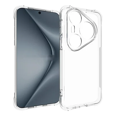WANLONFENG For Huawei Pura 80 Pro / 80 Pro+ Clear TPU Case  TM Series 2.0mm Phone Back Cover - Transparent