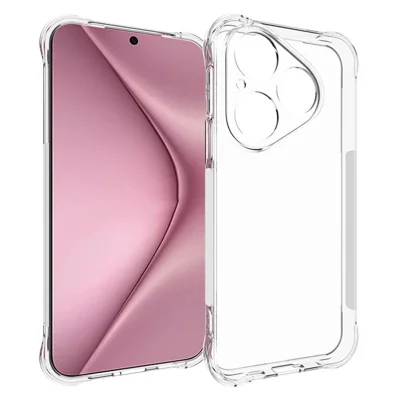 Przezroczysta obudowa TPU WANLONFENG TM Series 2,0 mm dla Huawei Pura 80 - Przezroczysta pokrywa tylna